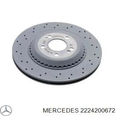 Disco de freno trasero Mercedes 2224200672 precio, desde 186,01 EUR