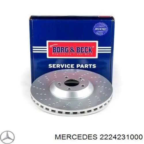Disco de freno trasero Mercedes A2224200472 precio, desde 116,83 EUR