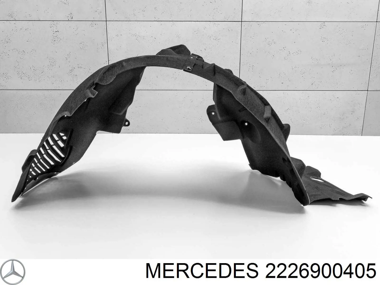 2226900405 Mercedes Guardalodos interior izquierdo, guardafango delantero