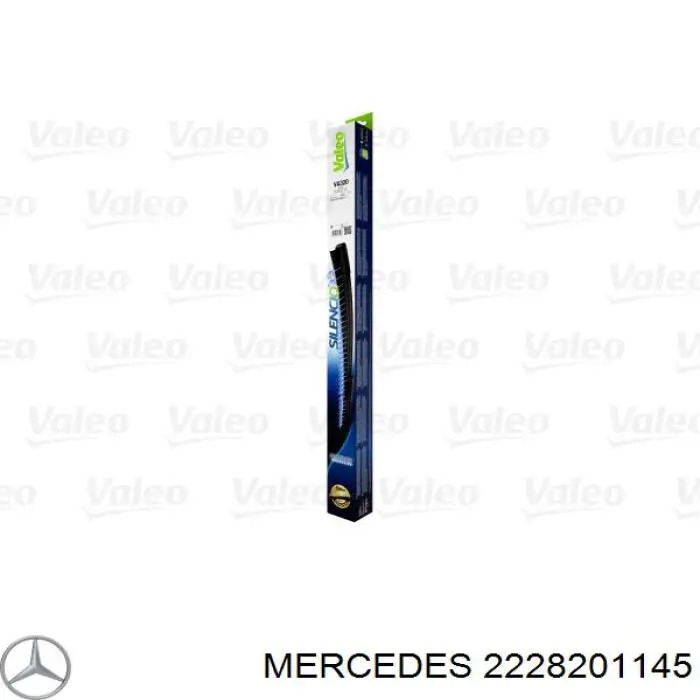 Comprar 2228201145 Mercedes Juego de escobillas de luna delantera, 2 piezas