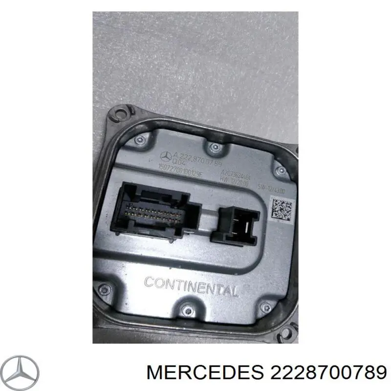 2228700789 Mercedes modulo de control de faros (ecu)
