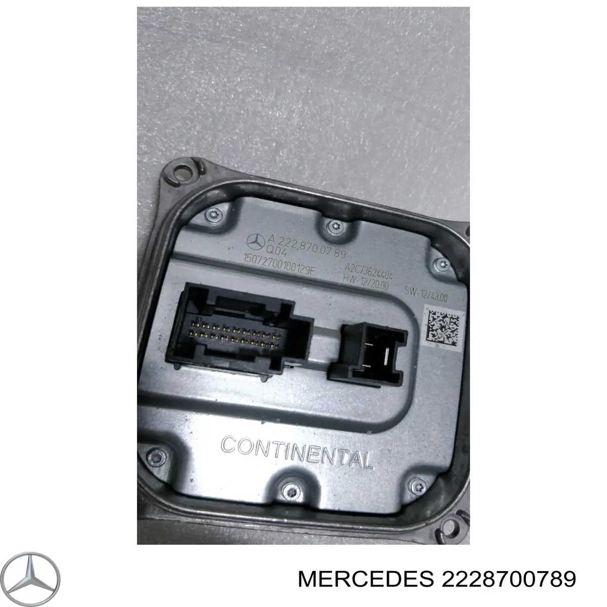 Módulo de control de luces de faros (ECU) 2228700789 Mercedes