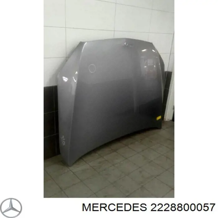 2228800057 Mercedes capó del motor