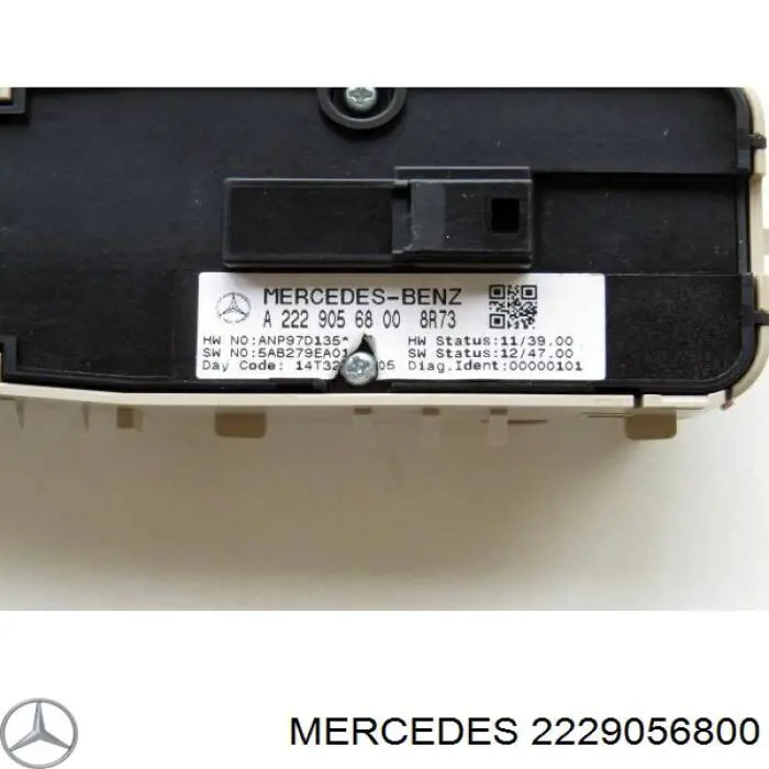 Comprar 2229056800 Mercedes Interruptor de elevalunas delantera izquierda