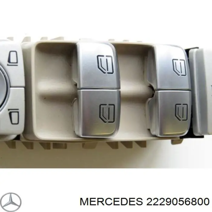 Interruptor de elevalunas delantera izquierda 2229056800 Mercedes