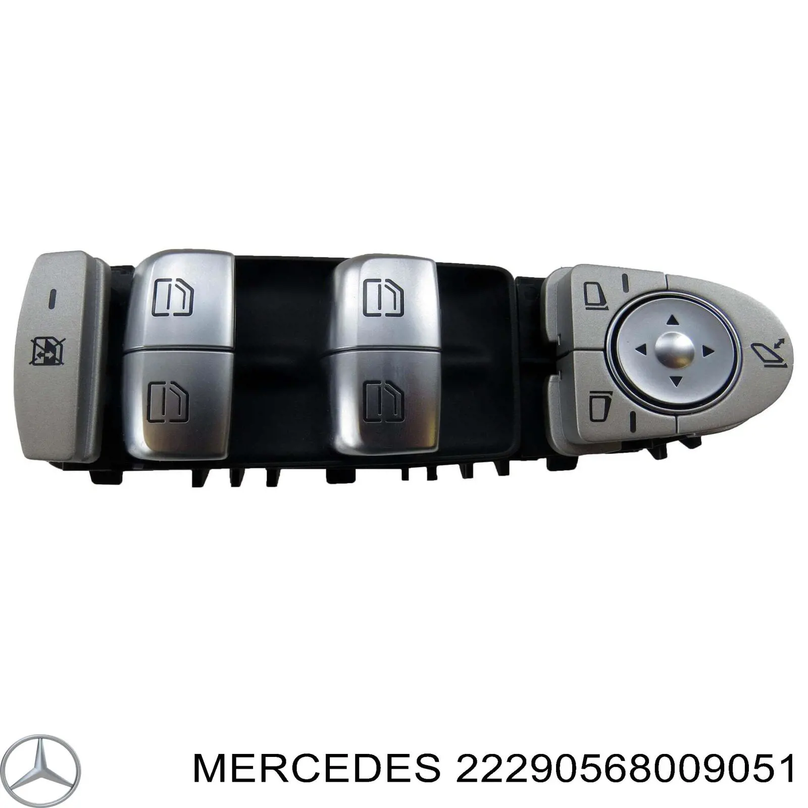 22290568009051 Mercedes unidad de control elevalunas delantera izquierda