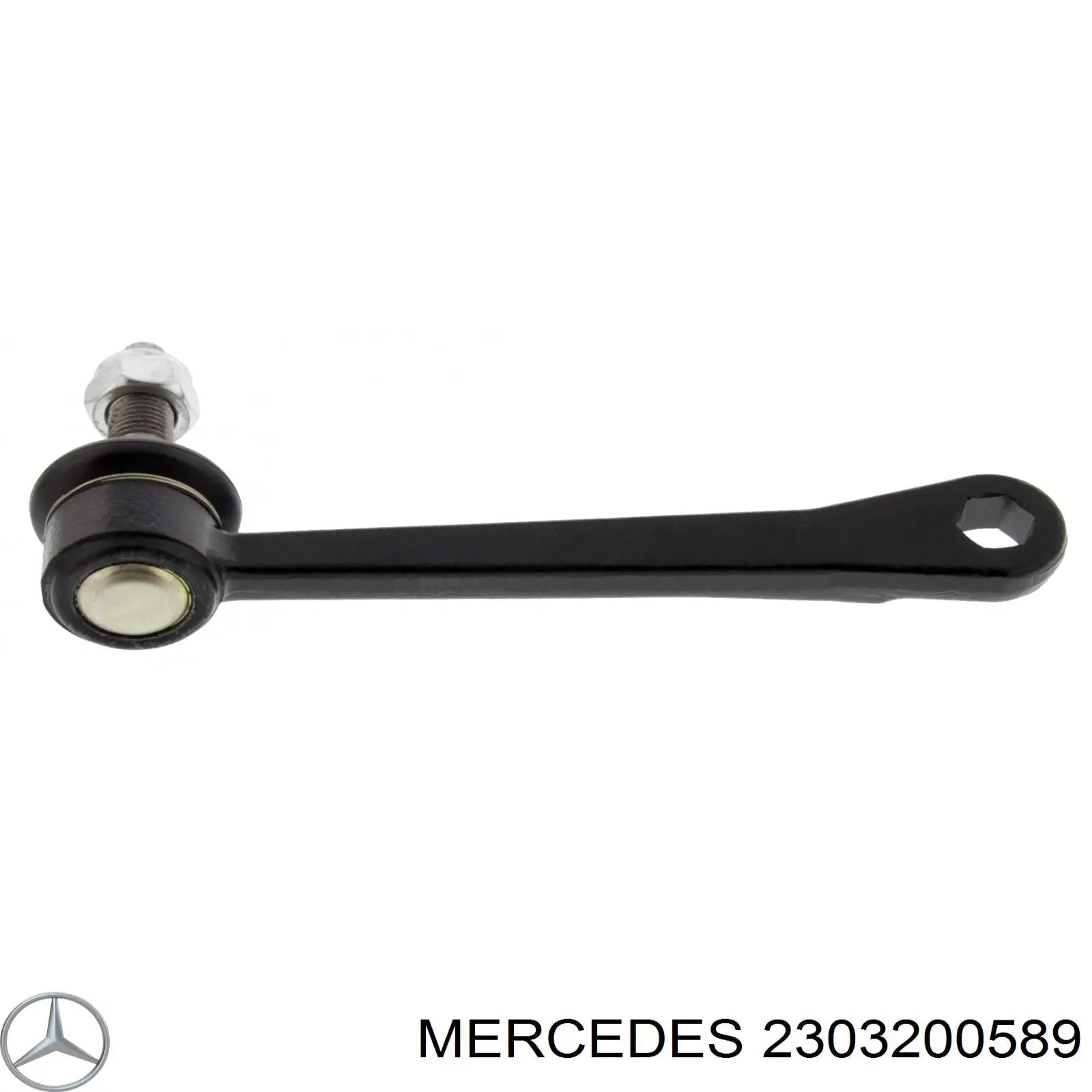 2303200589 Mercedes barra estabilizadora delantera izquierda