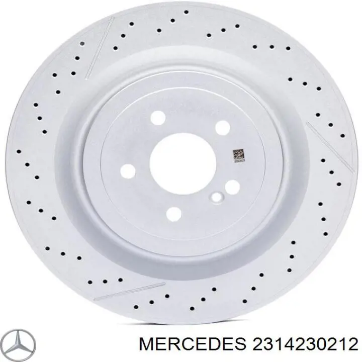 2314230212 Mercedes freno de disco delantero