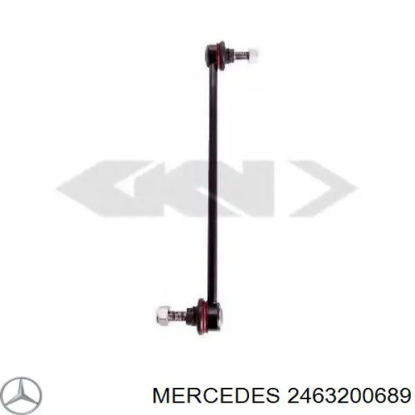 2463200689 Mercedes soporte de barra estabilizadora delantera