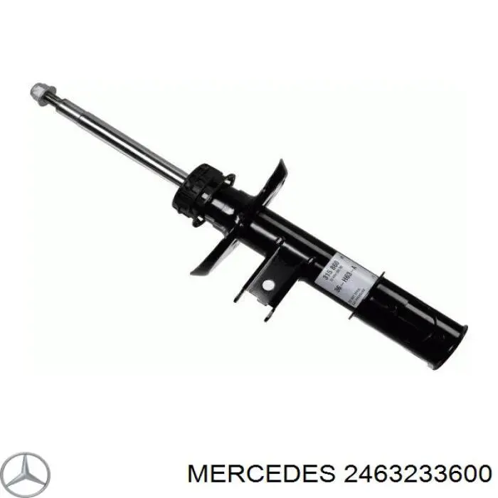 2463233600 Mercedes amortiguador delantero derecho