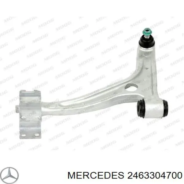 Brazo inferior izquierdo de la suspensión delantera 2463304700 Mercedes