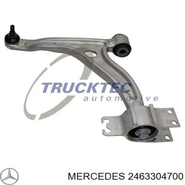 2463304700 Mercedes barra oscilante, suspensión de ruedas delantera, inferior izquierda