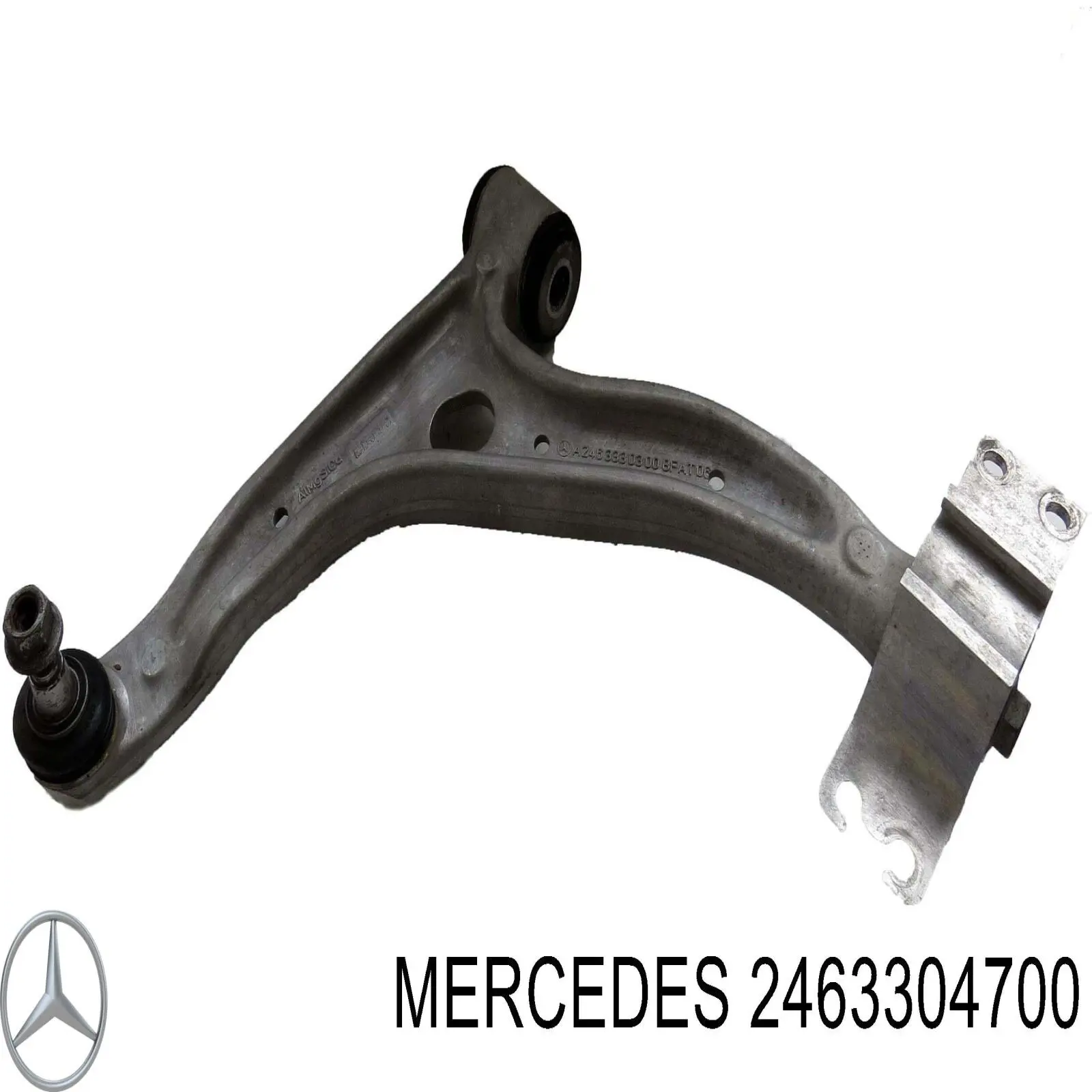 2463304700 Mercedes Brazo inferior izquierdo de la suspensión delantera