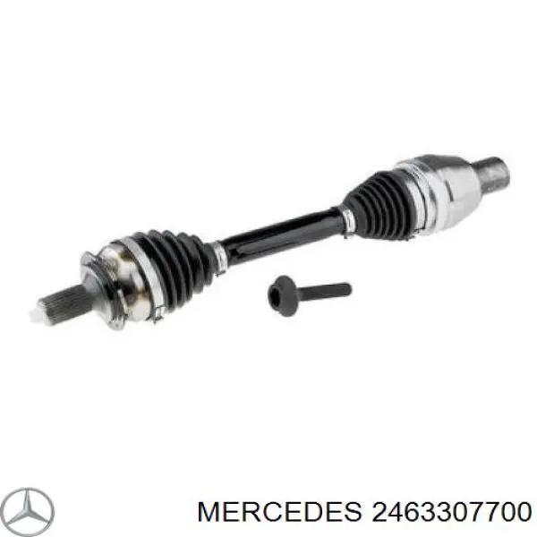 2463307700 Mercedes árbol de transmisión delantero derecho