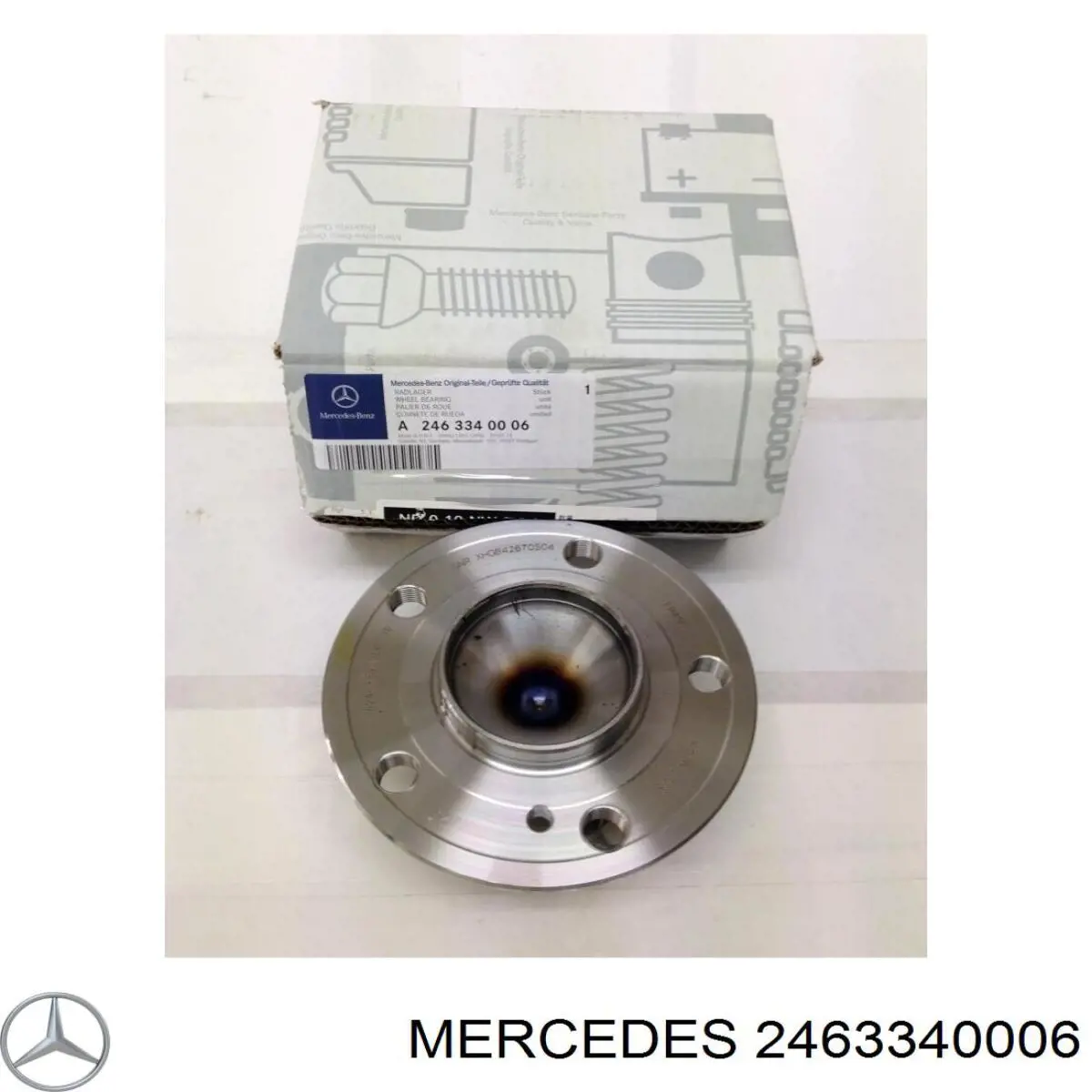 2463340006 Mercedes cubo de rueda trasero