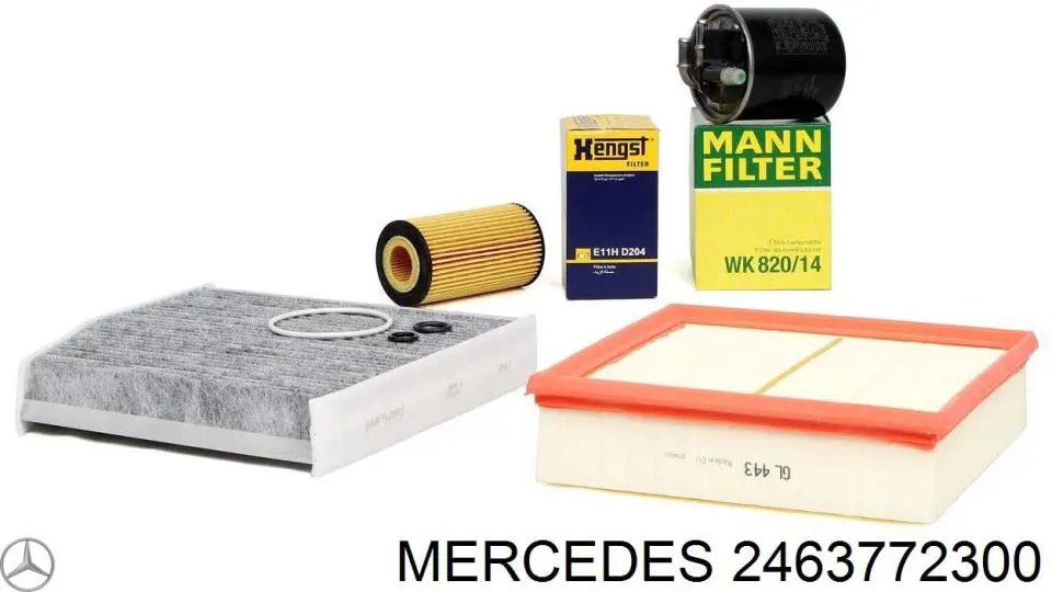 Filtro de transmisión automática 2463772300 Mercedes
