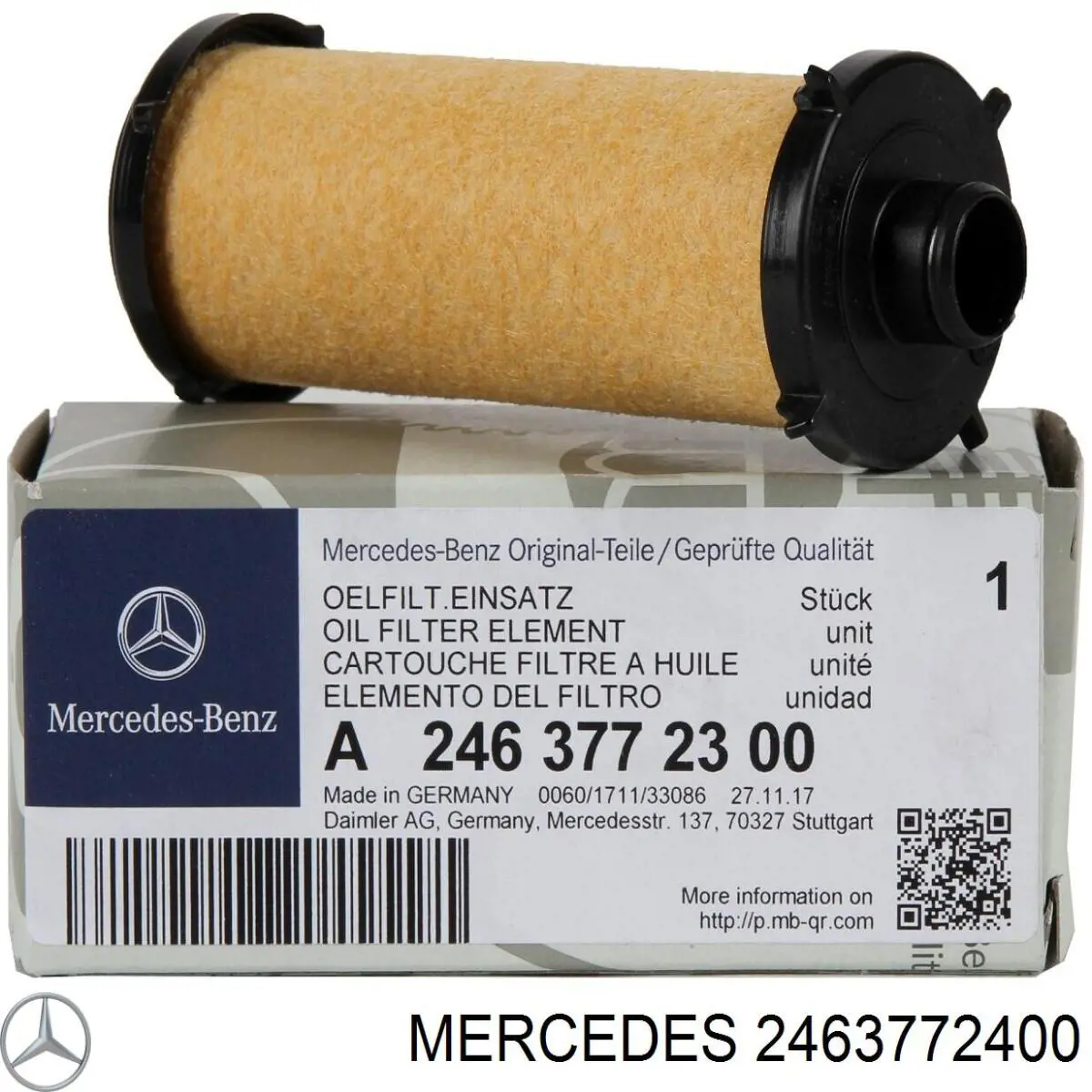 Filtro de transmisión automática 2463772400 Mercedes