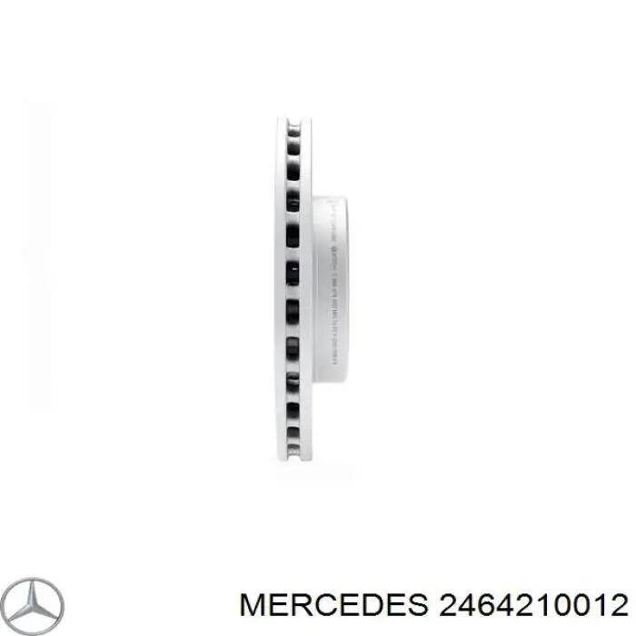 2464210012 Mercedes disco de freno delantero