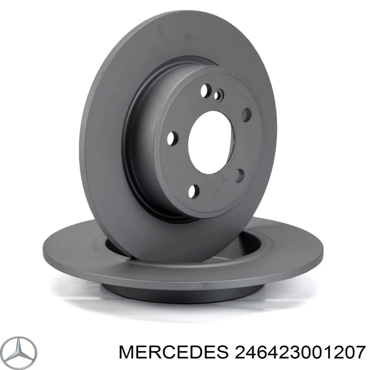 246423001207 Mercedes disco de freno trasero