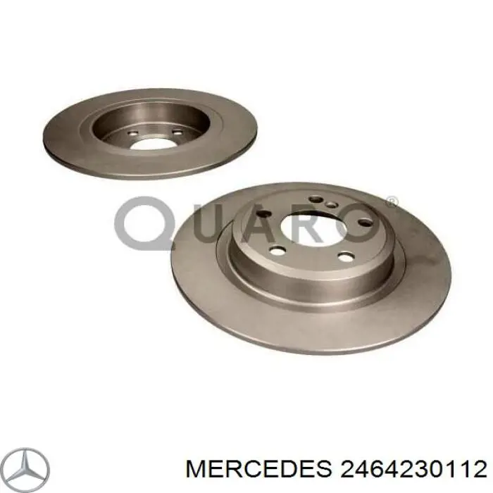 Disco de freno trasero Mercedes 2464230112 precio, desde 31,25 EUR