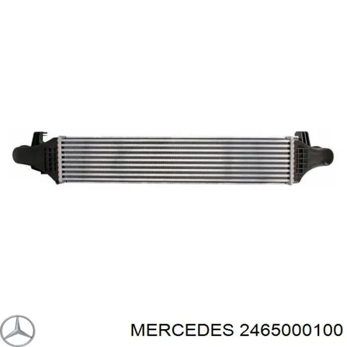 2465000100 Mercedes radiador de aire de admisión