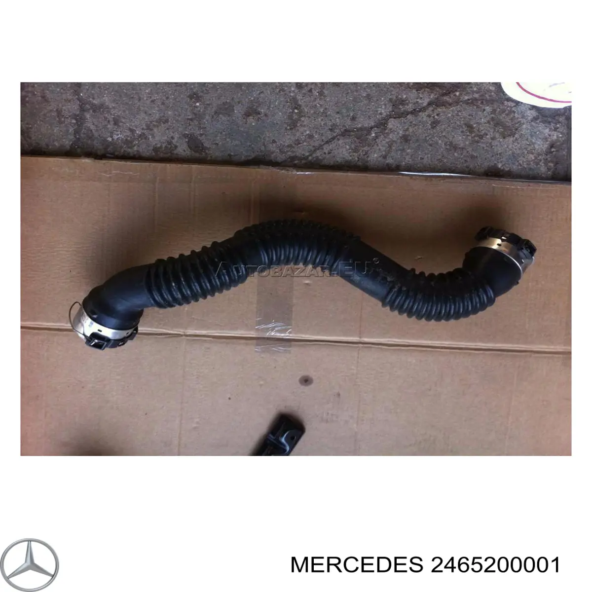 2465200001 Mercedes tubo flexible de aire de sobrealimentación izquierdo