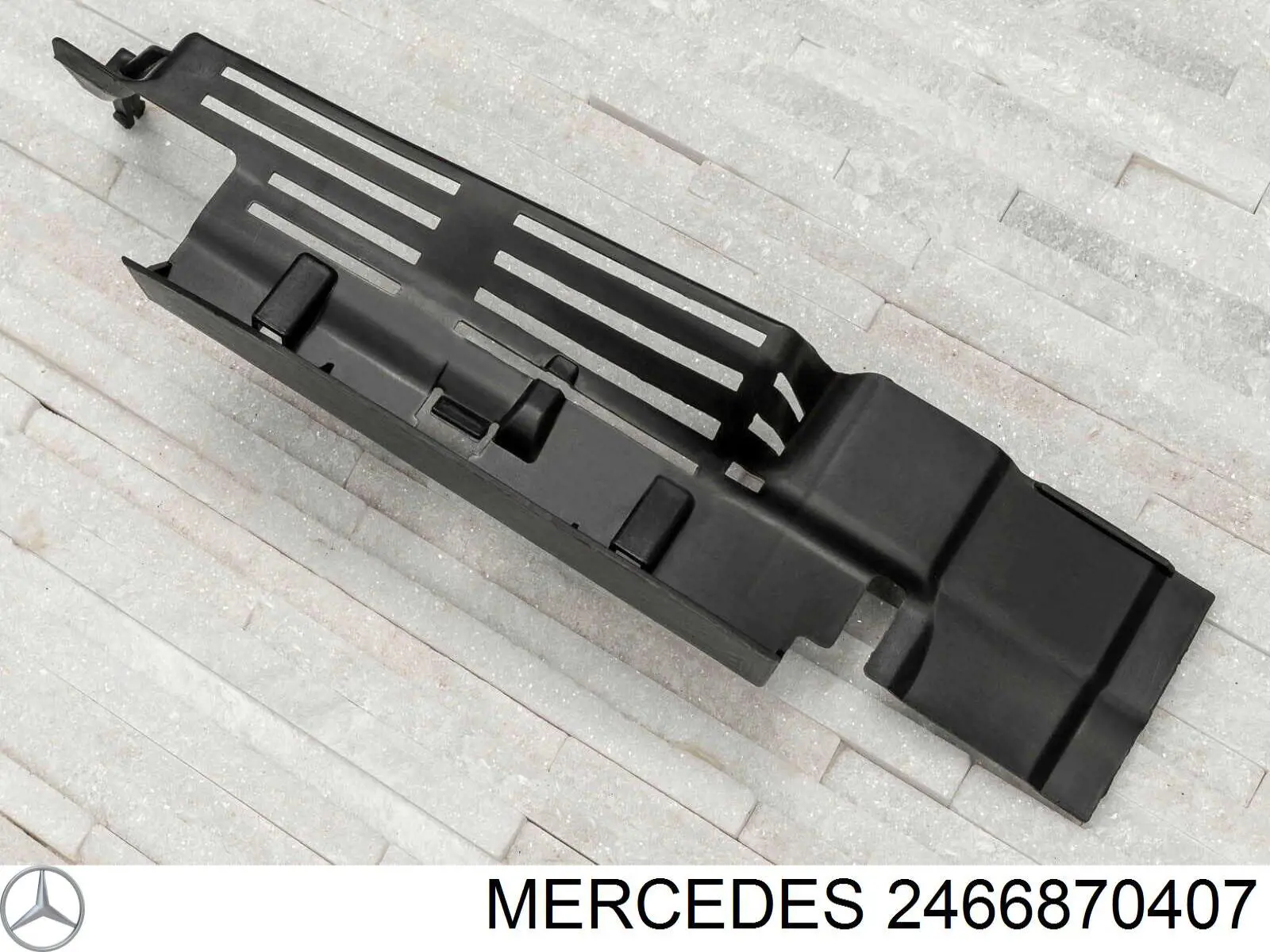 Deflector de aire inferior del radiador Mercedes 2466870407 precio, desde 29,16 EUR