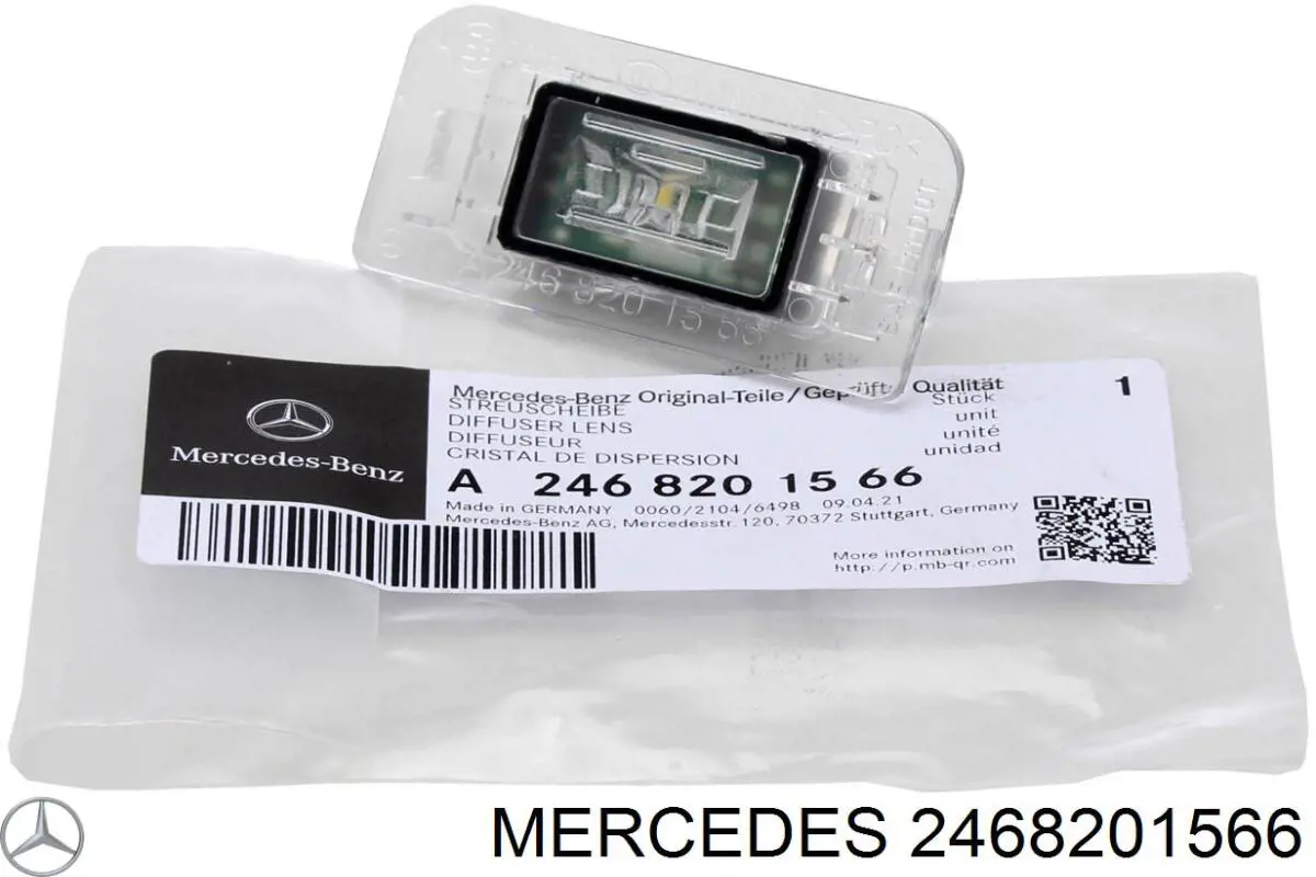 A246820156664 Mercedes Luz de matricula