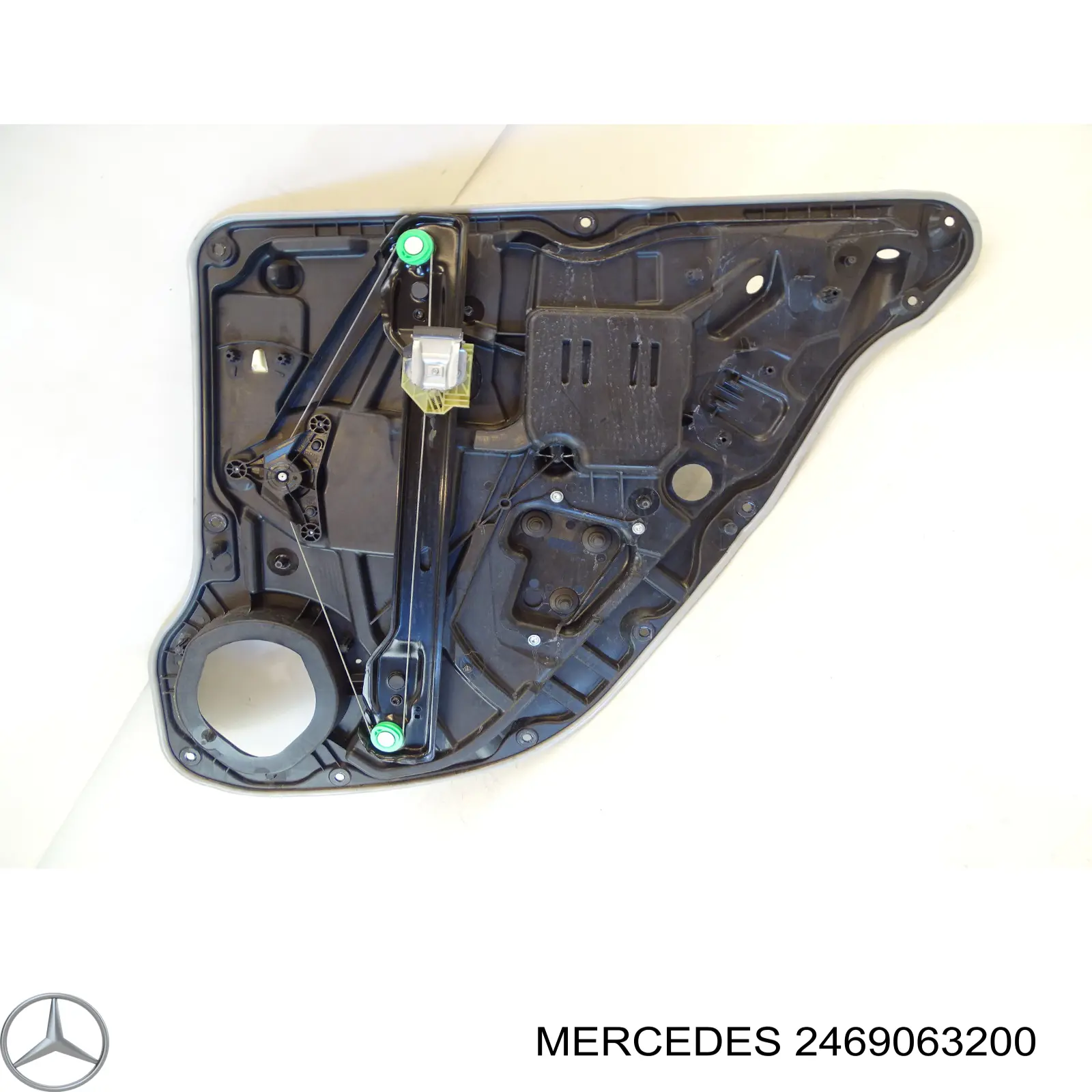 2469063200 Mercedes motor eléctrico, elevalunas, puerta trasera derecha