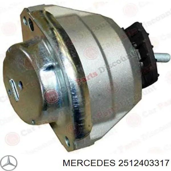 2512403317 Mercedes soporte motor izquierdo