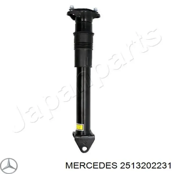 2513202231 Mercedes amortiguador trasero