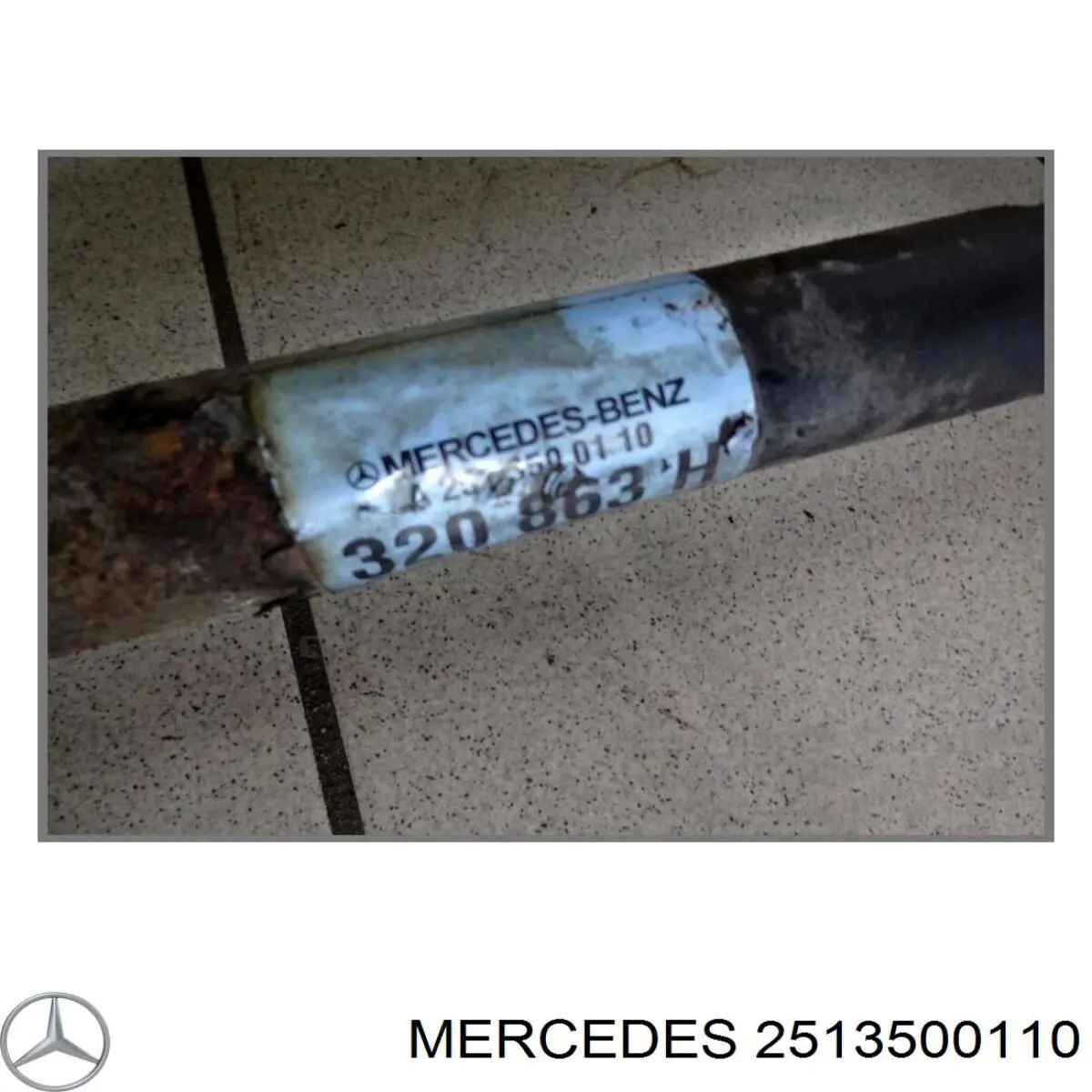 Árbol de transmisión trasero izquierdo para Mercedes R (W251)
