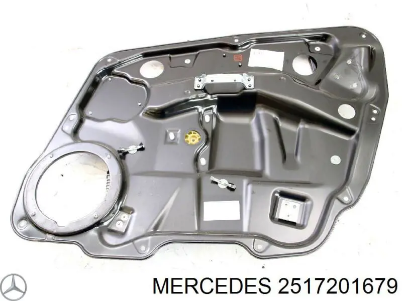 2517201679 Mercedes mecanismo de elevalunas, puerta delantera derecha