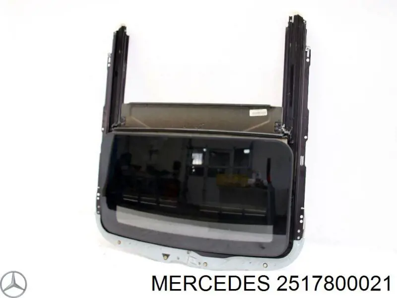 2517800021 Mercedes tapa de techo solar