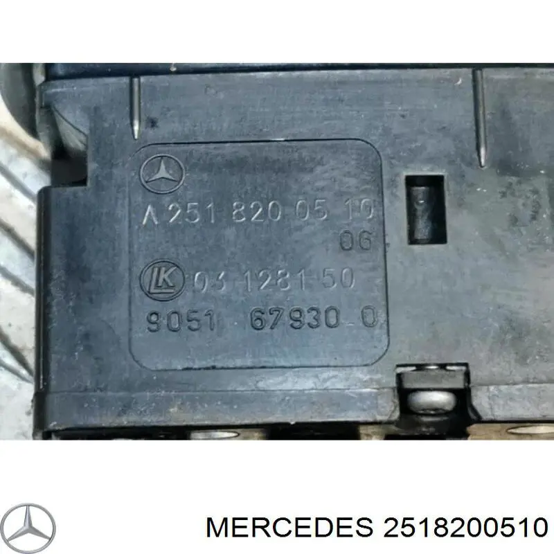 Comprar 2518200510 Mercedes Unidad de control de elevalunas delantero derecho