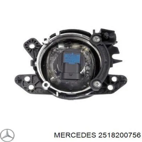 Luz antiniebla izquierdo 2518200756 Mercedes