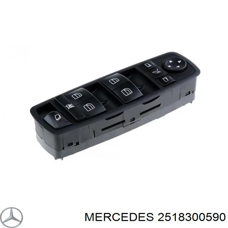 2518300590 Mercedes interruptor de elevalunas delantera izquierda