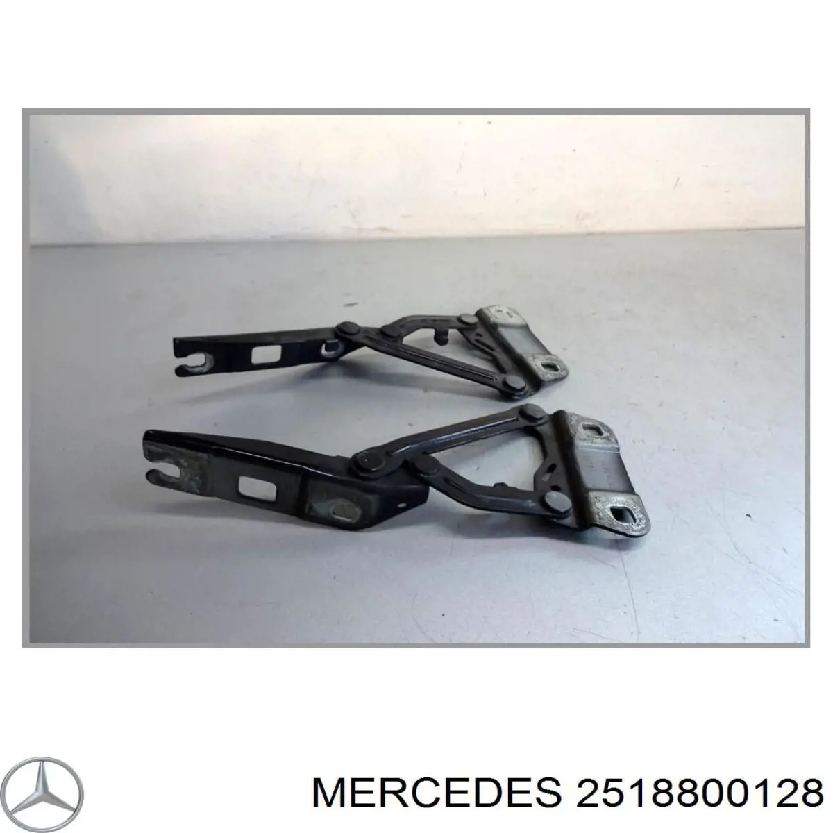 2518800128 Mercedes bisagra, capó del motor izquierda