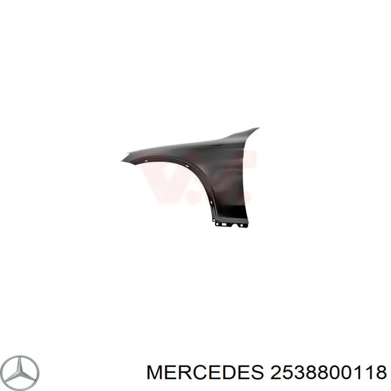 Guardabarros delantero izquierdo Mercedes GLC (C253)