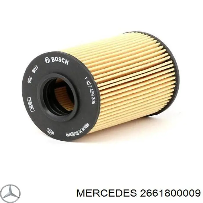 2661800009 Mercedes filtro de aceite