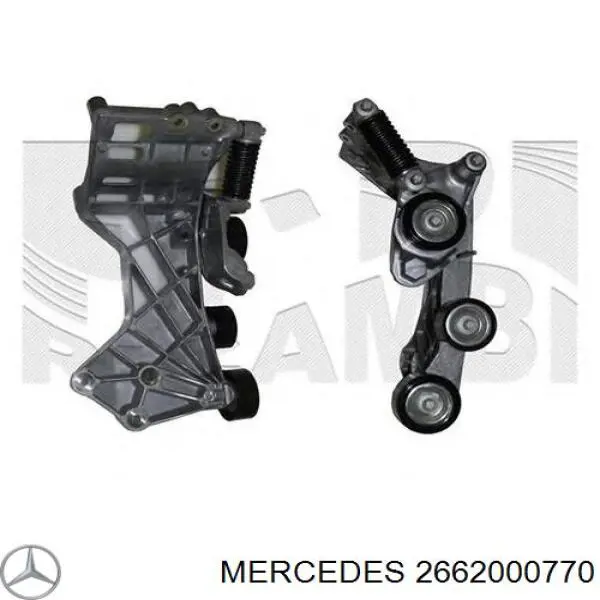 Comprar 2662000770 Mercedes Tensor de correa poli V 