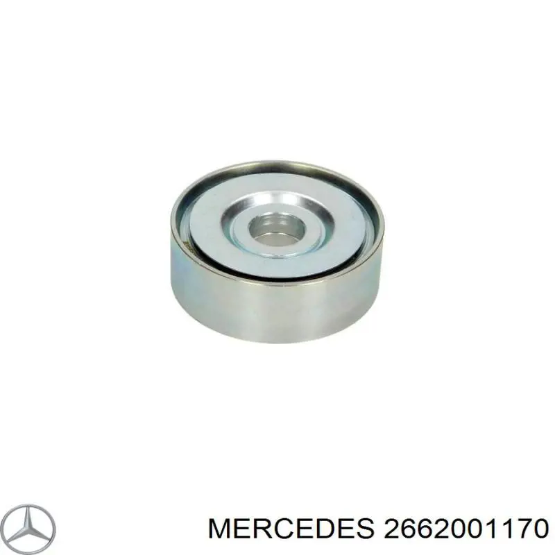 2662001170 Mercedes tensor de correa, correa poli v