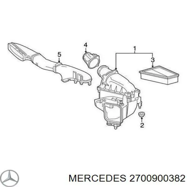 Comprar 78188 Metalcaucho Entrada del filtro de aire