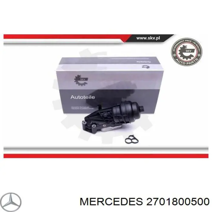 Portafiltro de aceite Mercedes 2701800500 precio, desde 79,77 EUR