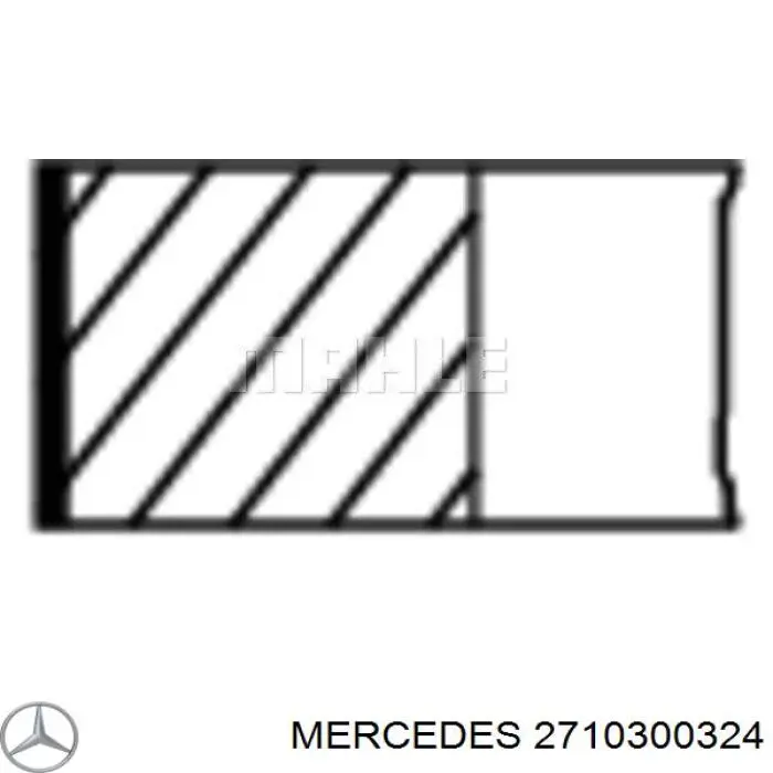Comprar 2710300324 Mercedes Juego de anillos de pistón, motor, STD