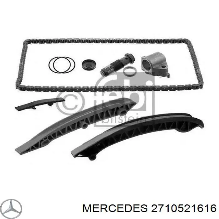 2710521616 Mercedes carril de deslizamiento, cadena de distribución superior