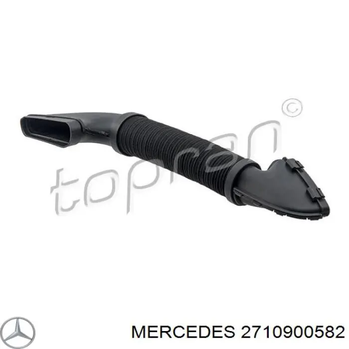 2710900582 Mercedes tubo flexible de aspiración, entrada del filtro de aire