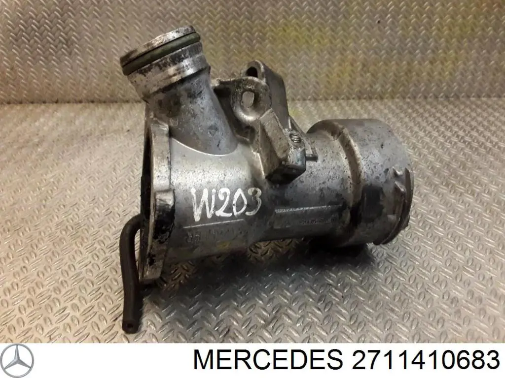 2711410683 Mercedes manguera tuberia de radiador (gases de escape)