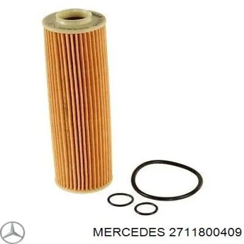 2711800409 Mercedes filtro de aceite