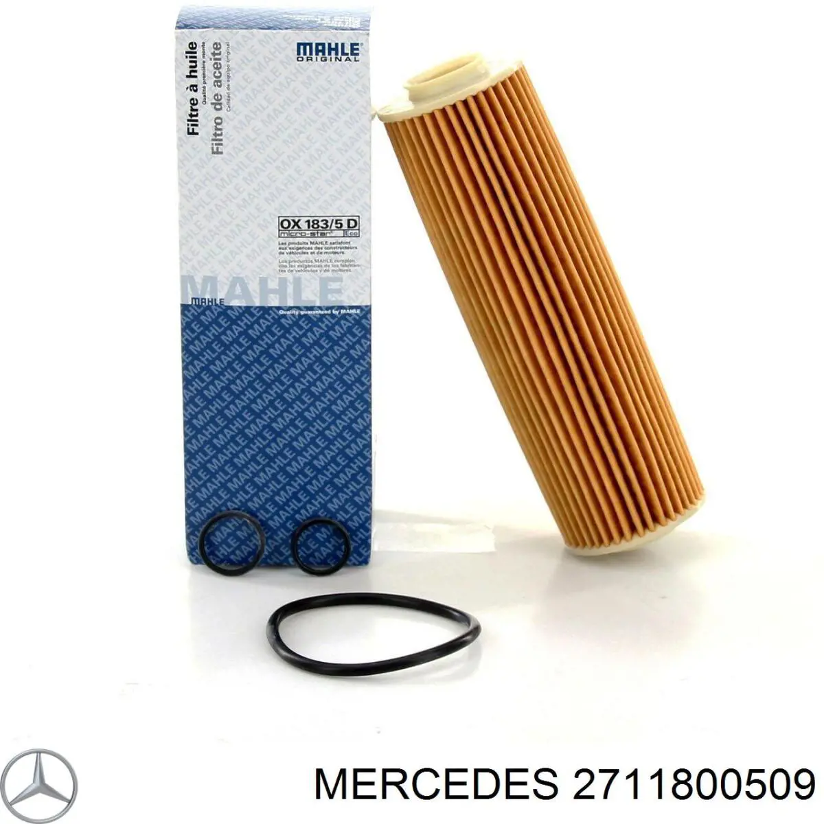 2711800509 Mercedes filtro de aceite